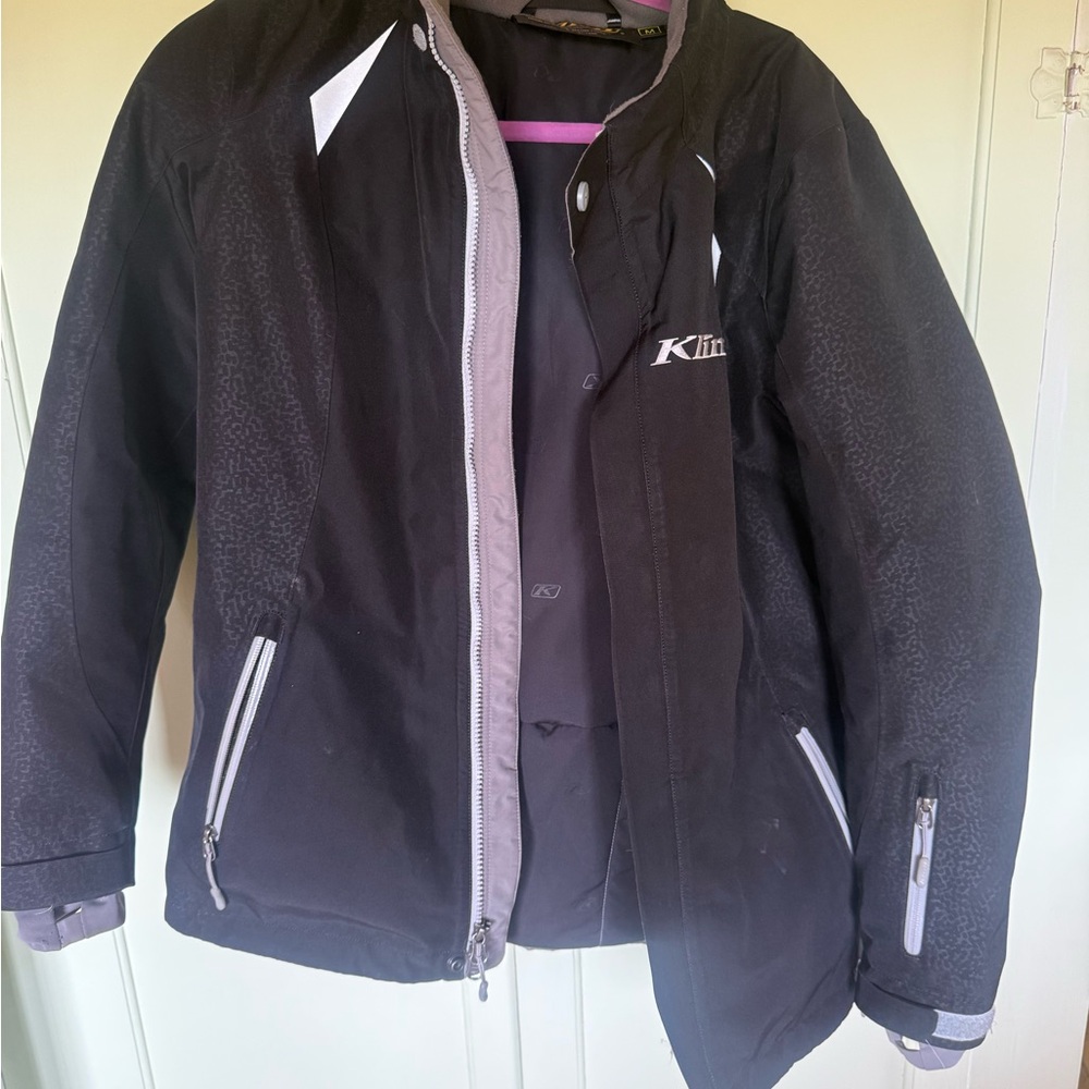 Klim Women's Black and grey allure jacket